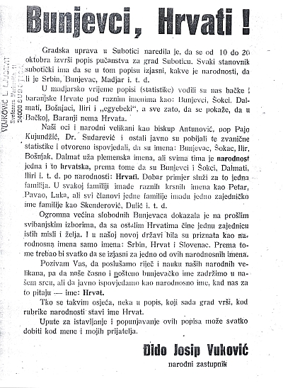 bunjevci hrvati - djido vukovic-m